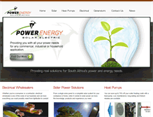 Tablet Screenshot of powerenergy.co.za